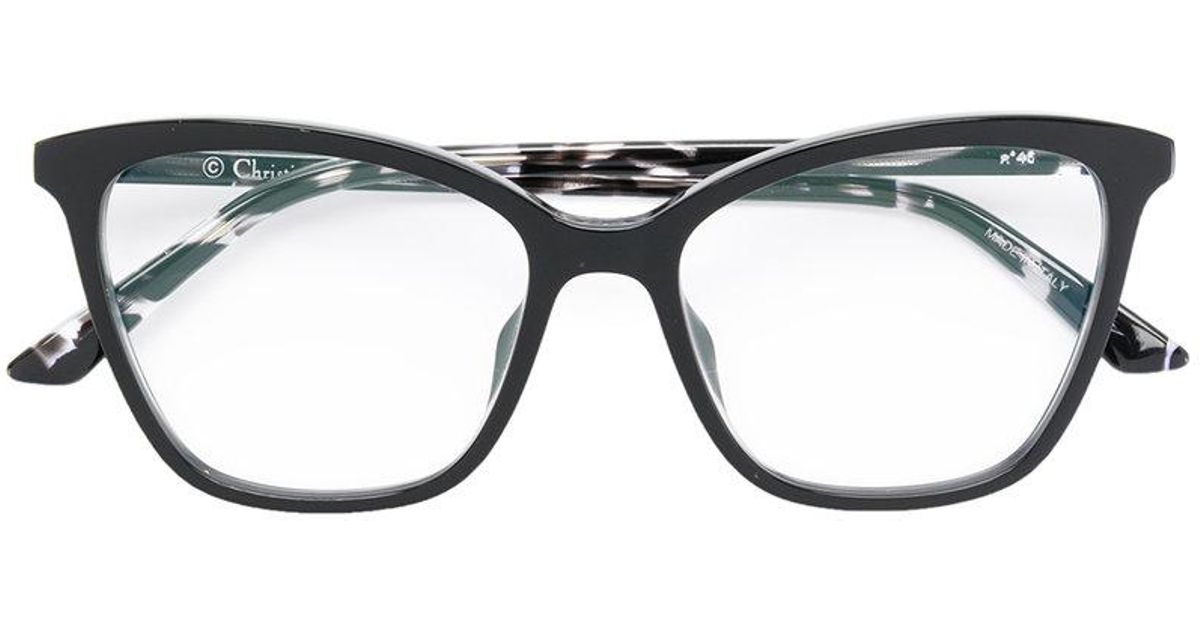 cat eye square glasses