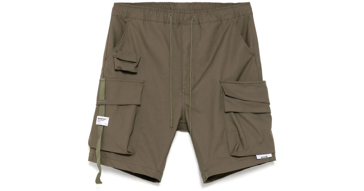 Musium Drawstring Cargo Shorts in Green for Men Lyst UK