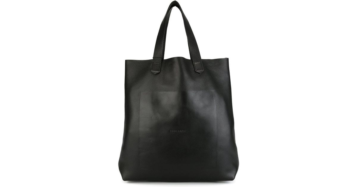 Soulland Leather 'shoplifter' Tote Bag in Black for Men - Lyst