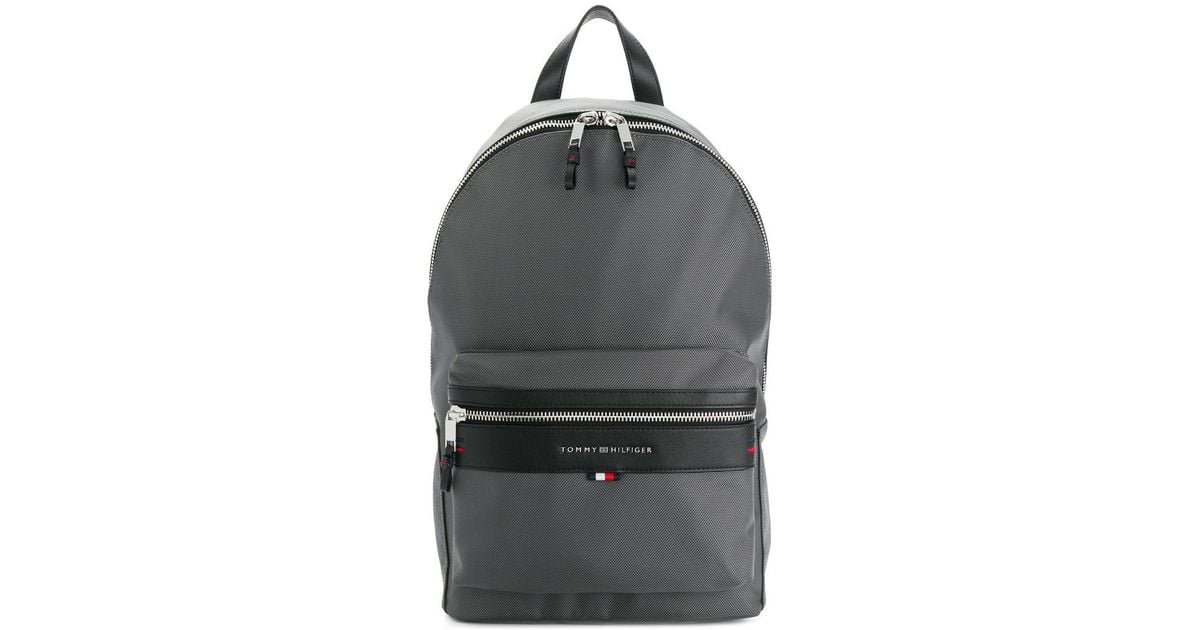 tommy hilfiger grey backpack