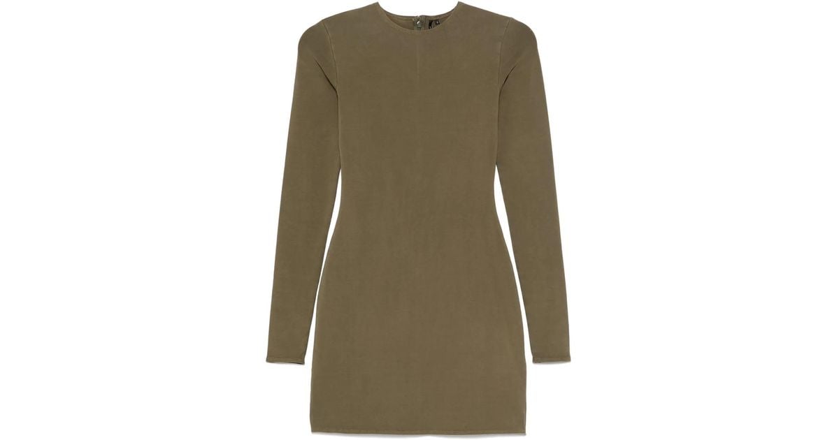 ENTIRE STUDIOS Long‑Sleeve Mini Dress Entire studios Longsleeve Mini Dress in Green | Lyst