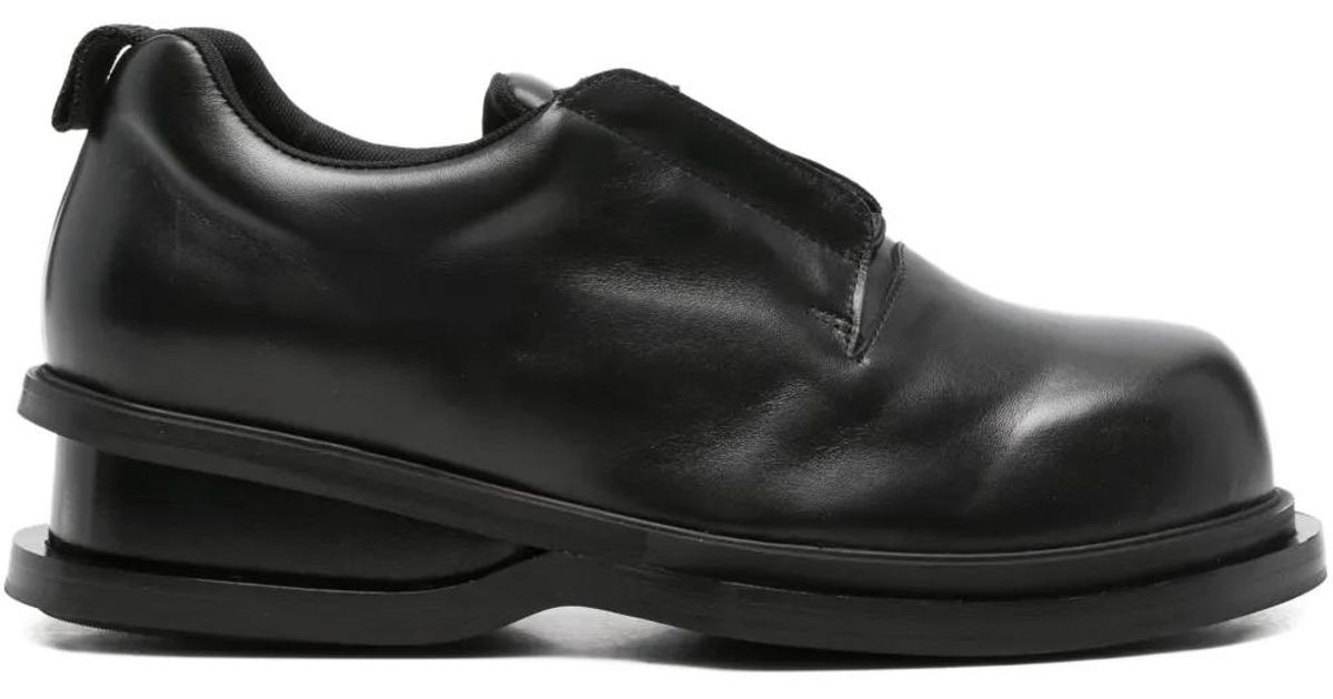 メンズ Egonlab レザー ダービーシューズ ブラック | Lyst