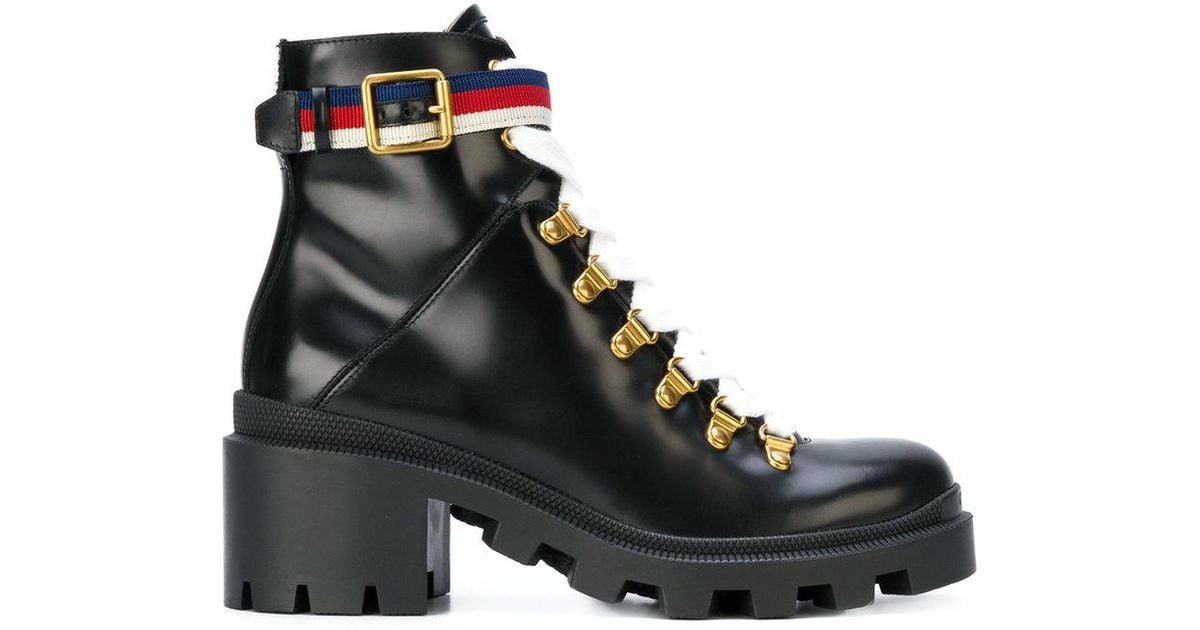 gucci sylvie web boots
