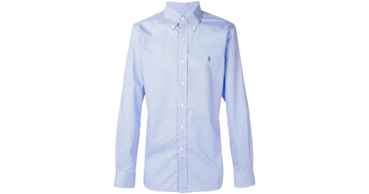 Chemise à carreaux vichy Coton Polo Ralph Lauren pour homme en coloris Bleu  | Lyst