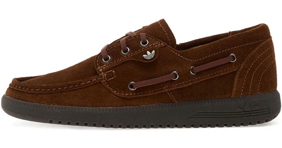 メンズ adidas Lytham Spzl デッキシューズ ブラウン | Lyst