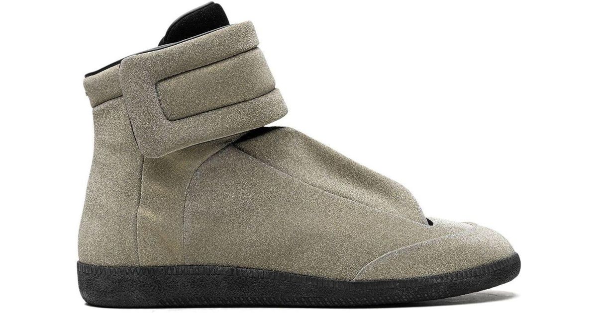 Maison Margiela Future High Glitter Sneakers in Brown for Men Lyst