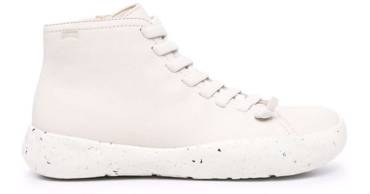 Camper Leather Peu Stadium High-top Sneakers in White - Lyst