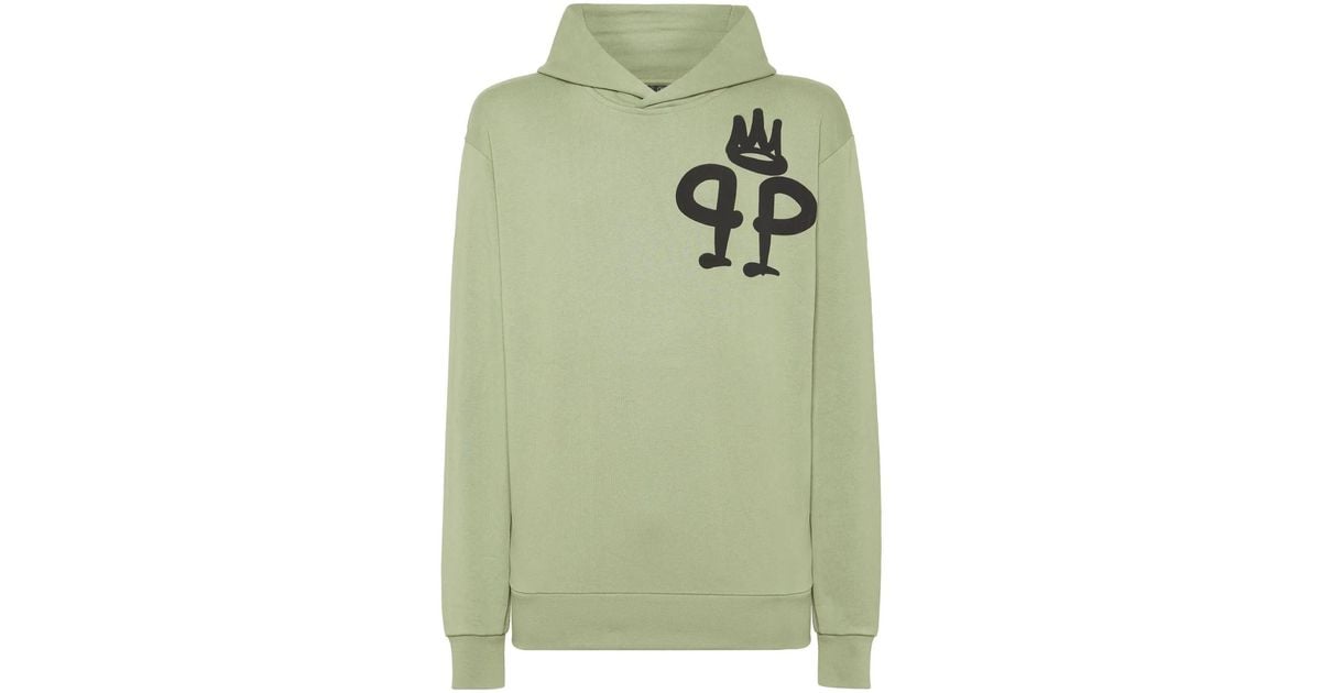 Philipp Plein King Hoodie in Green for Men Lyst UK