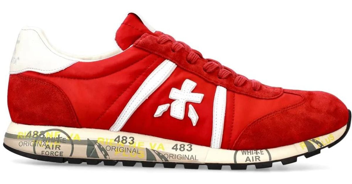 Premiata Lucy Sneakers in Red for Men | Lyst