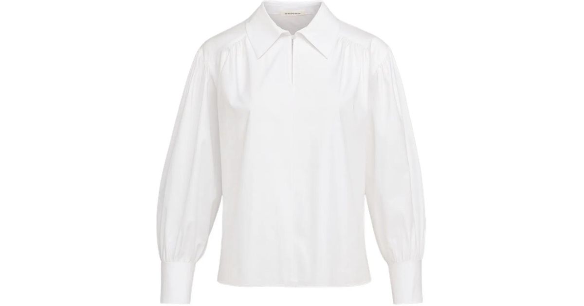 By Malene Birger Leonora Organic Cotton Blouse in White | Lyst UK