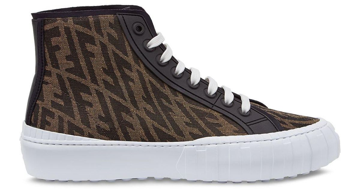 fendi force canvas sneaker