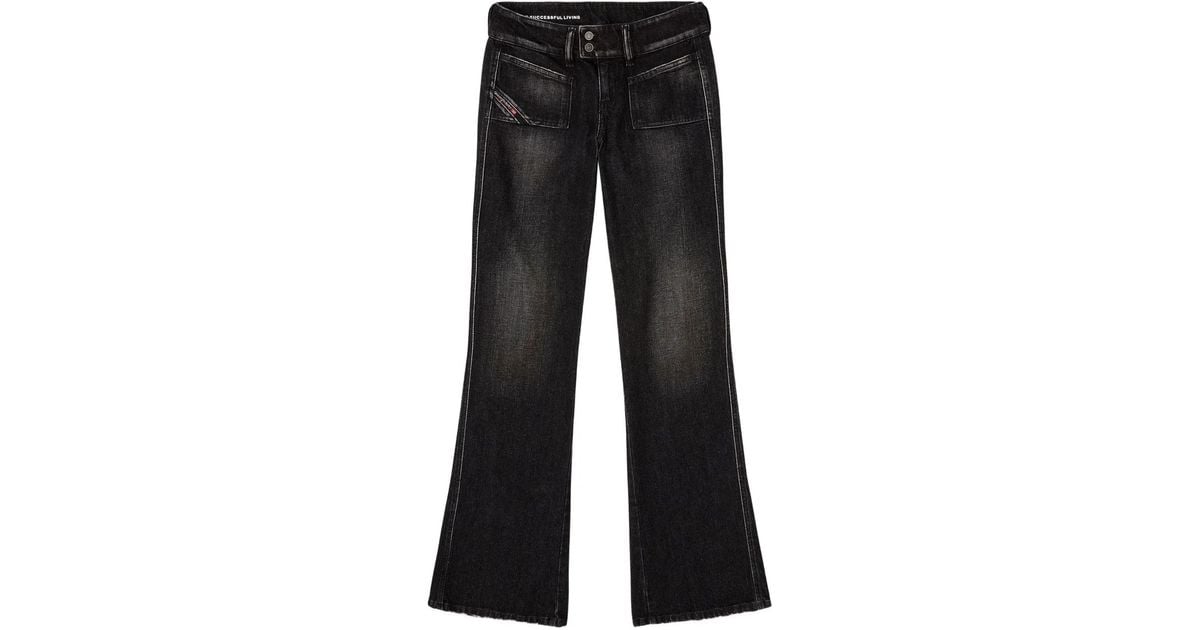 Jean D-Hush 09N50 À Poche Plaquée DIESEL en coloris Noir Lyst