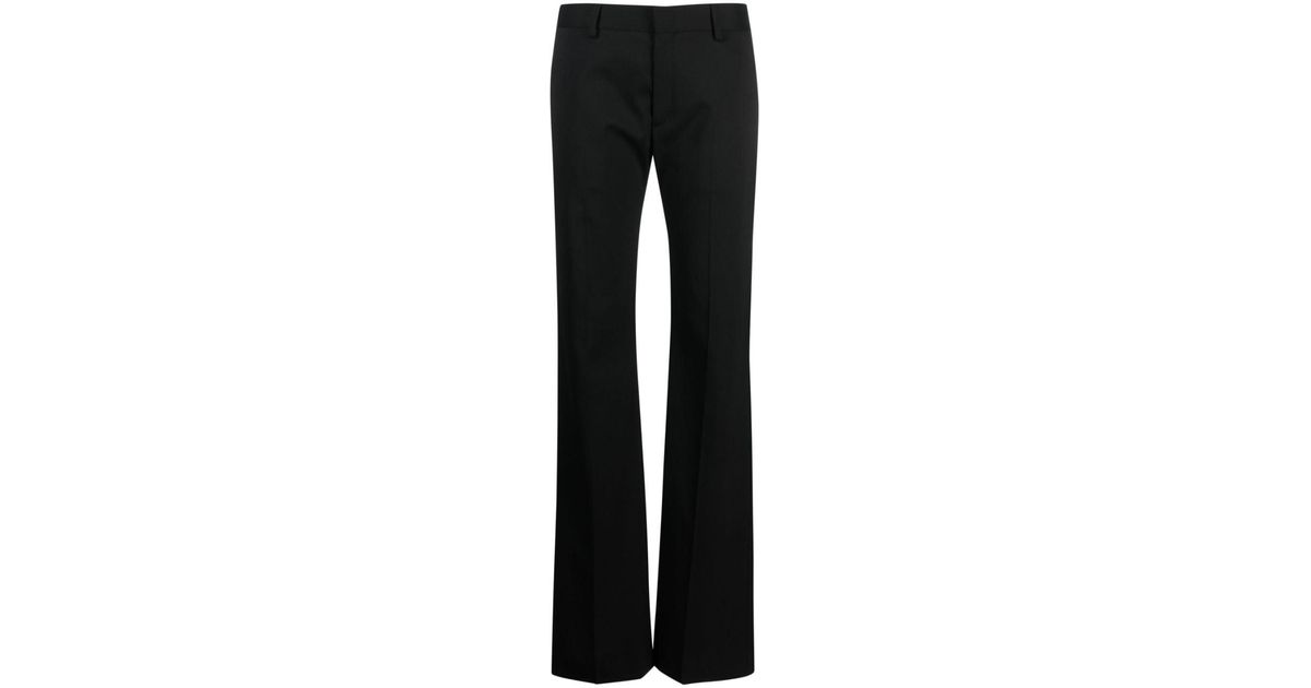 Filippa K Bootcut Tailored Trousers in Black | Lyst