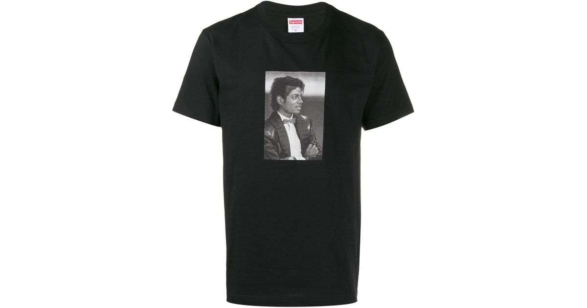 Supreme Michael Jackson Tee Black for 