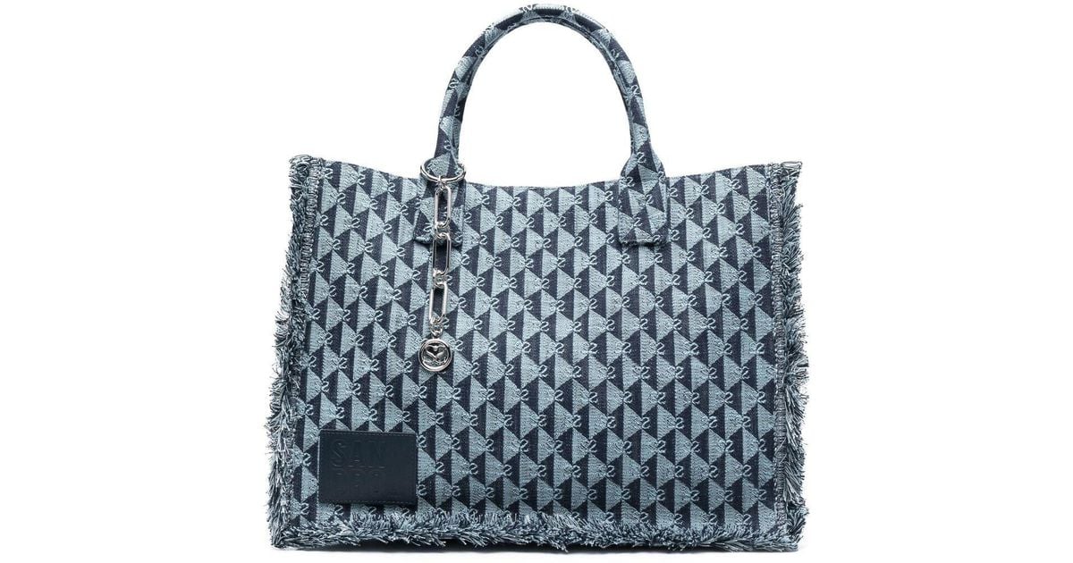 sandro-Blue-Kasbah-Monogram-