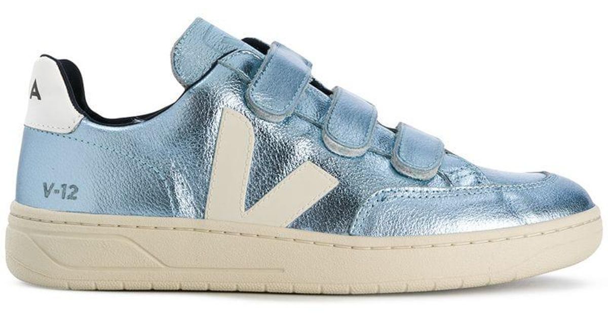 metallic veja sneakers