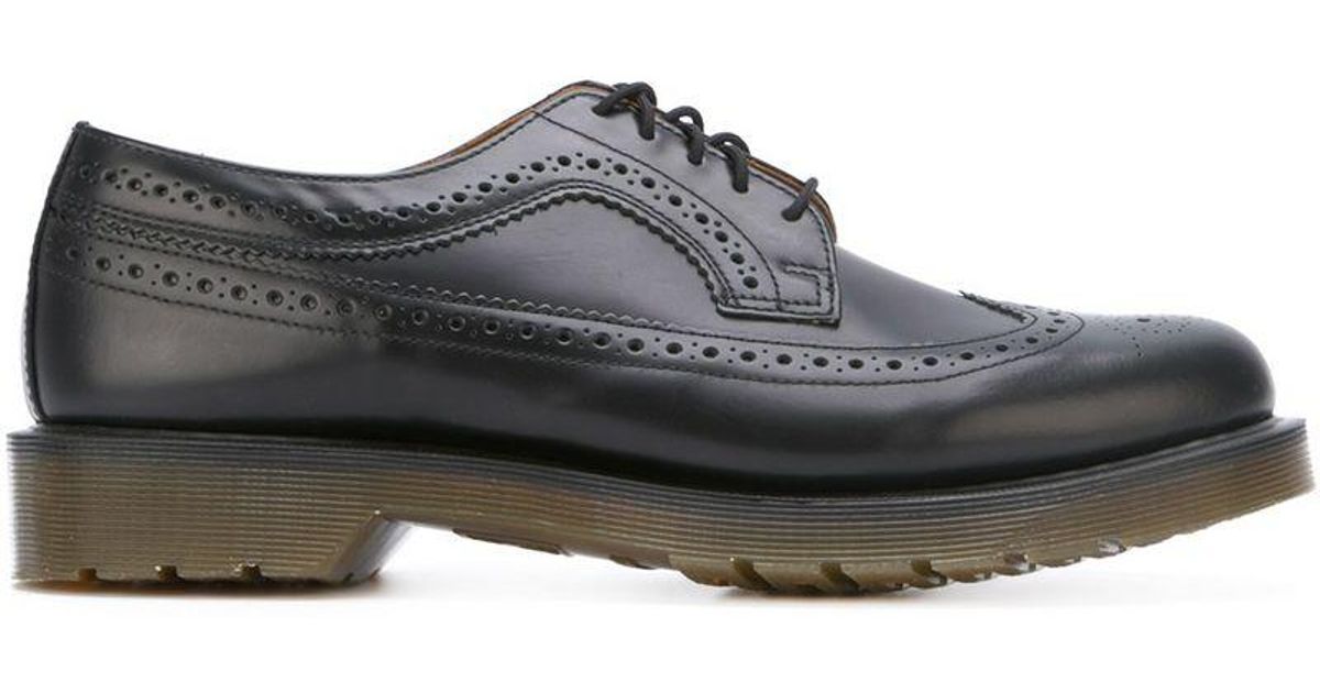 leather sports sole brogues
