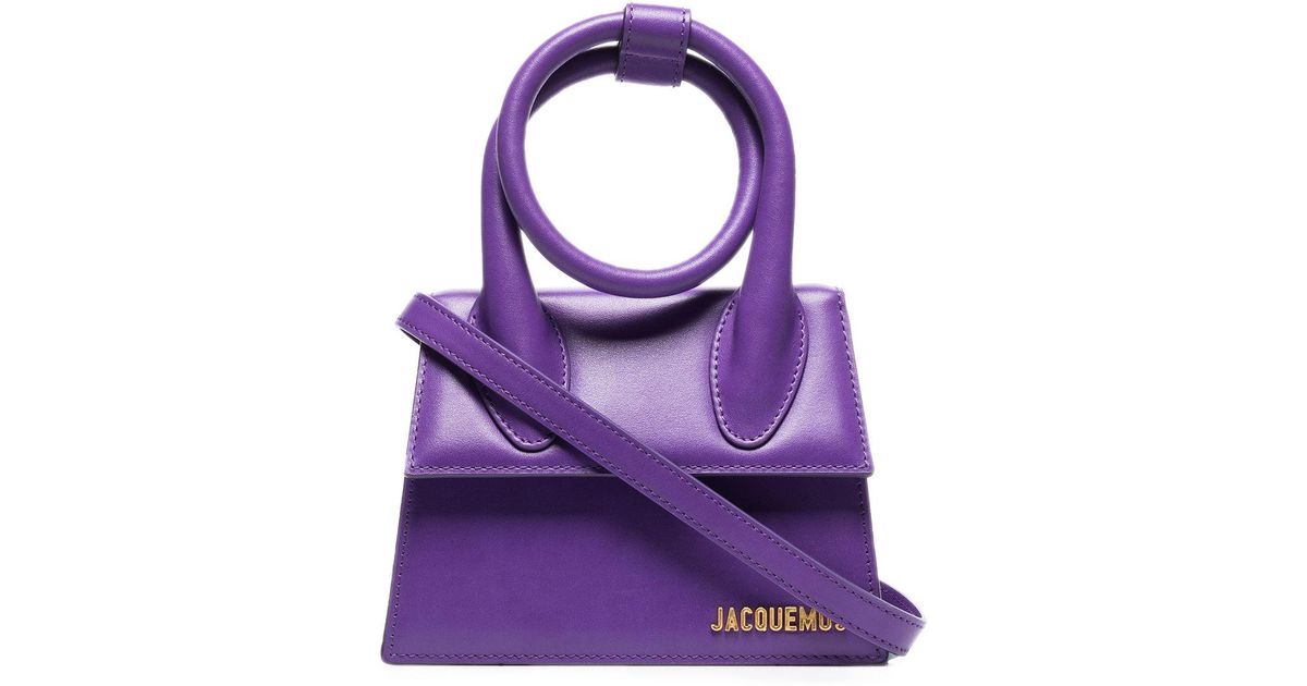 Jacquemus Le Chiquito Noeud Mini-Tasche in Lila | Lyst DE