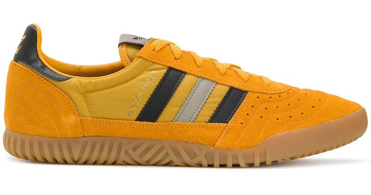 adidas indoor super white and yellow