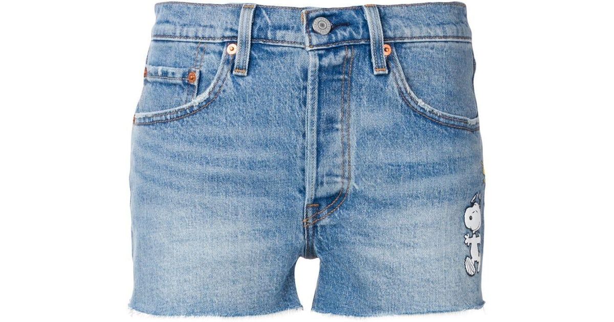 snoopy levis shorts