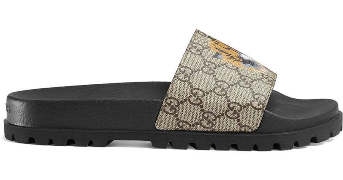 gucci slides supreme tiger