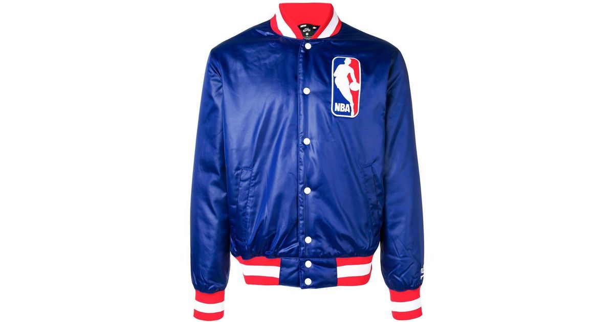 Nike Synthetic Sb X Nba Bomber Jacket in Blue for Men - Lyst