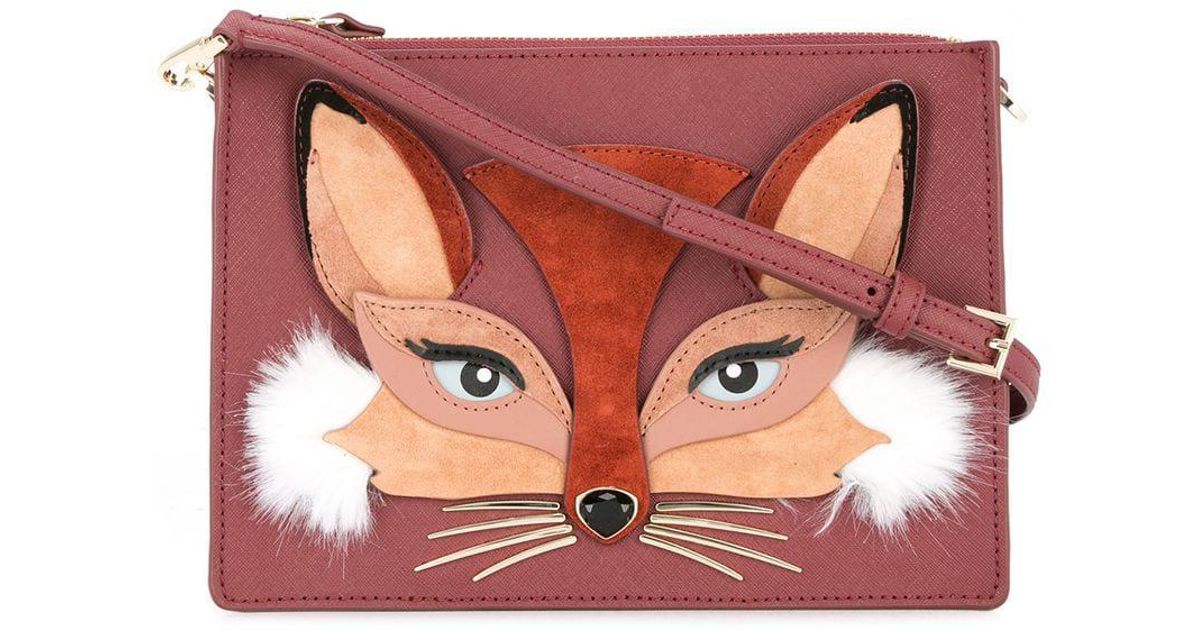 kate spade fox purse