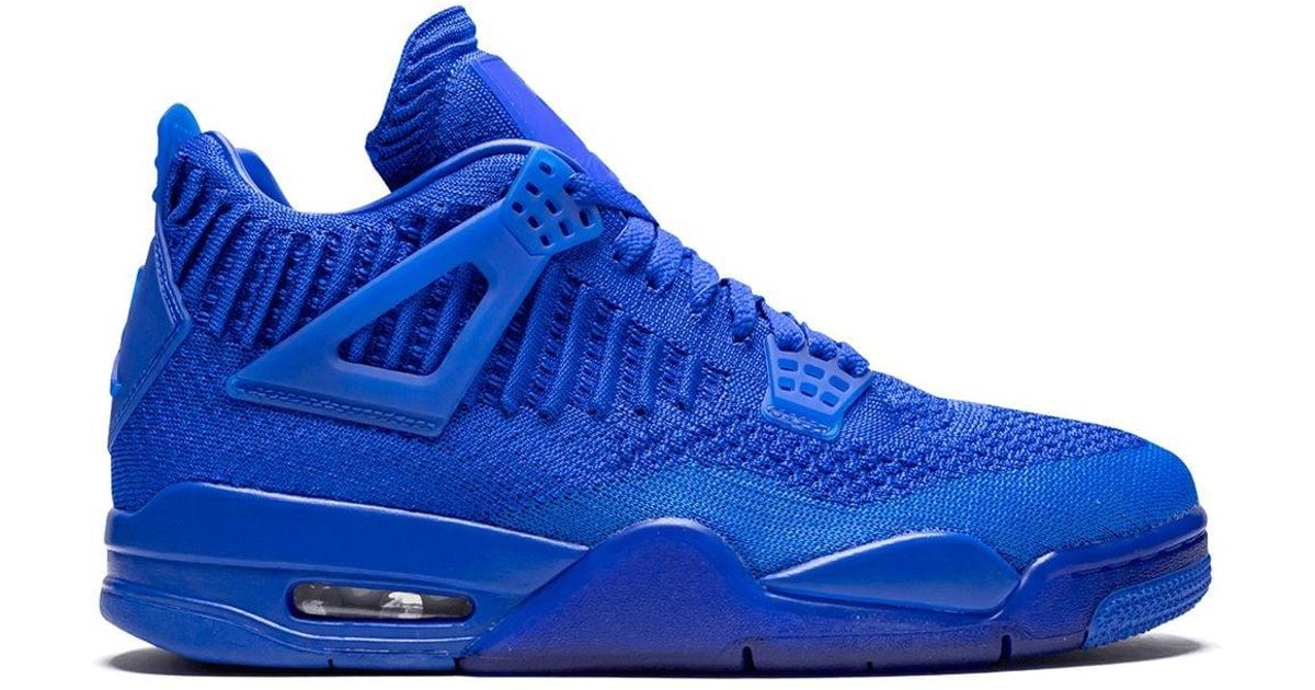 jordan flyknit 4 blue
