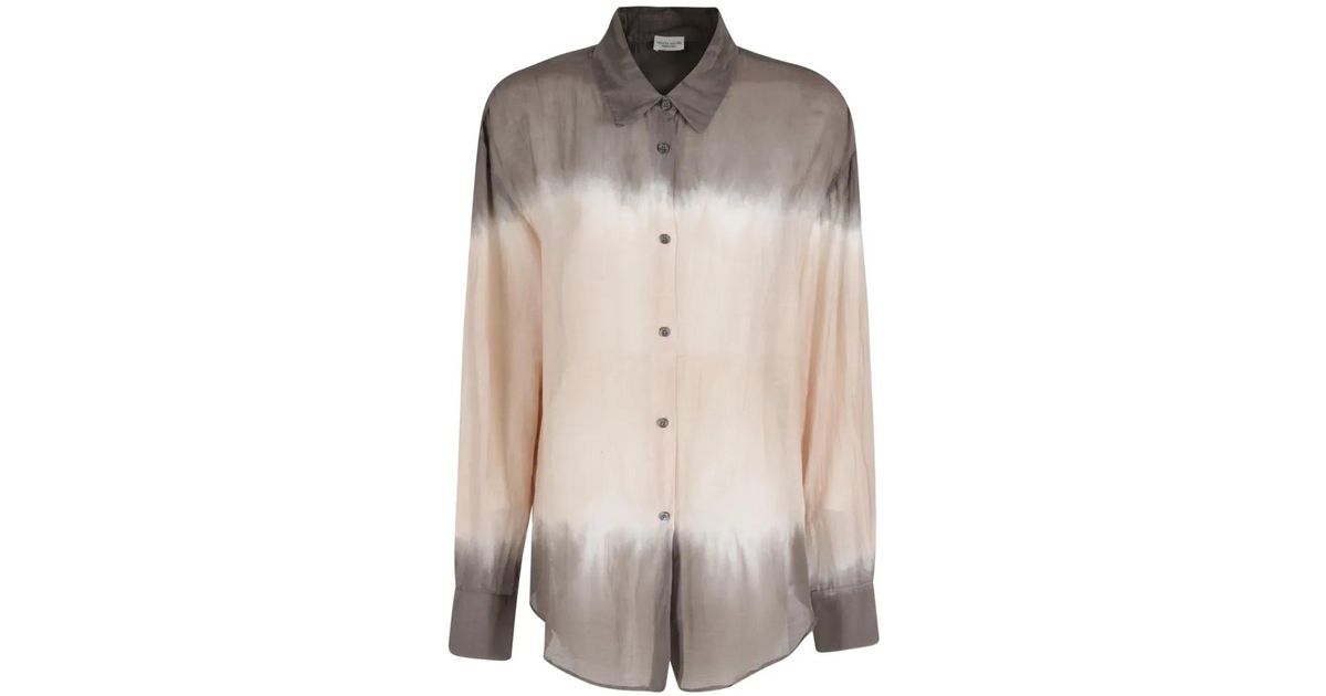 Roberto Collina Buttoned Shirt in Natural | Lyst