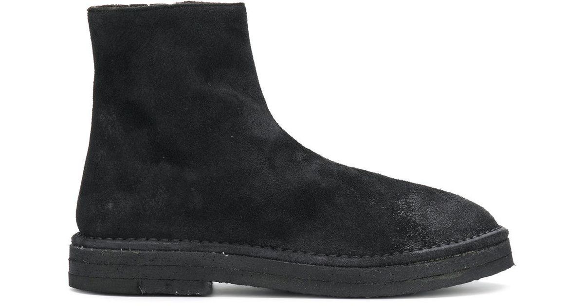 mens distressed ankle boots