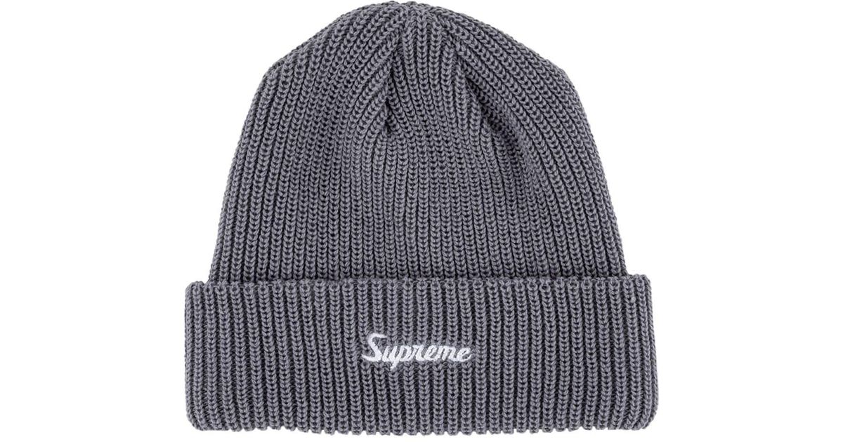 Supreme Cotton Loose Gauge Beanie in 