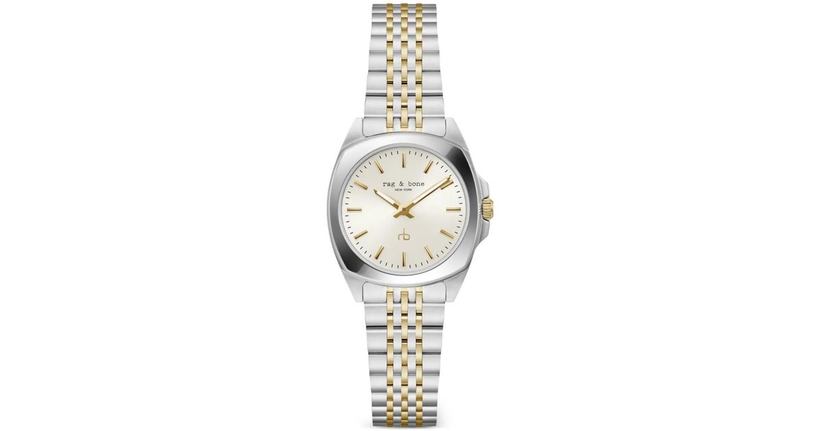 Rag & Bone watches Bleeker 30Mm Watch in White | Lyst