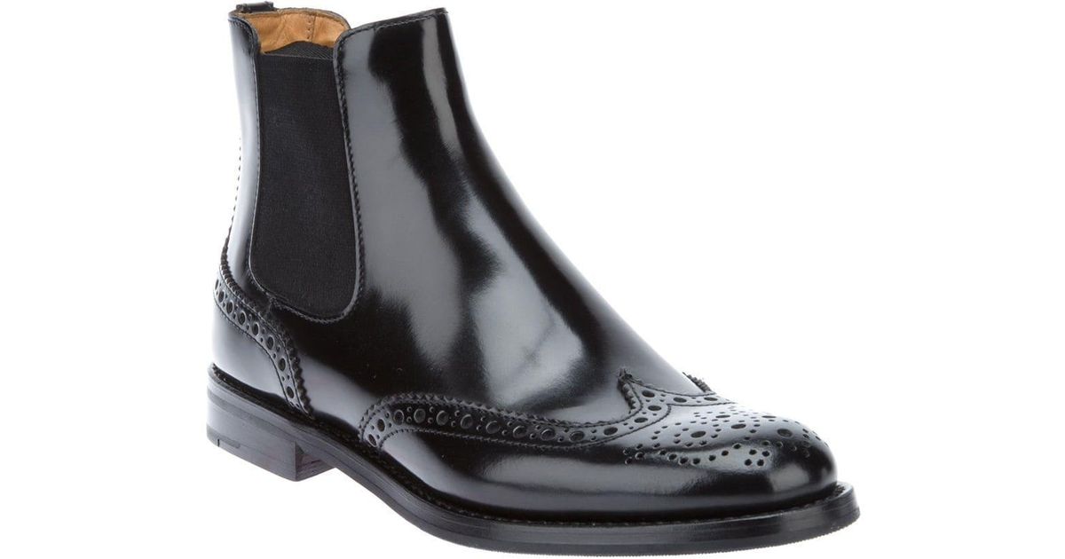 church's black chelsea boots