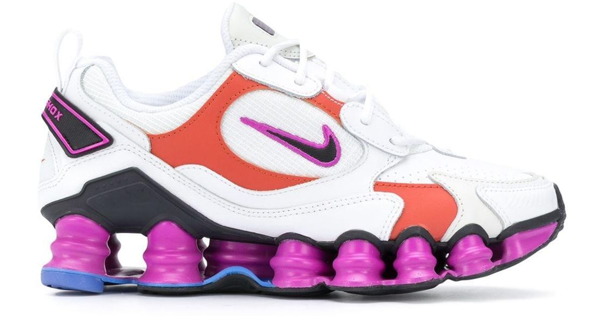 Zapatillas en blanco y naranja Shox TL Nova Nike de Tejido sintético de  color Blanco | Lyst