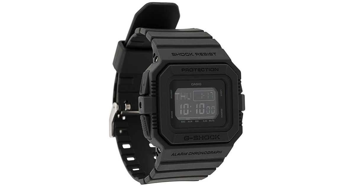 black square digital watch