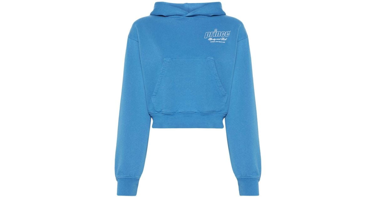 Royal blue crop deals hoodie