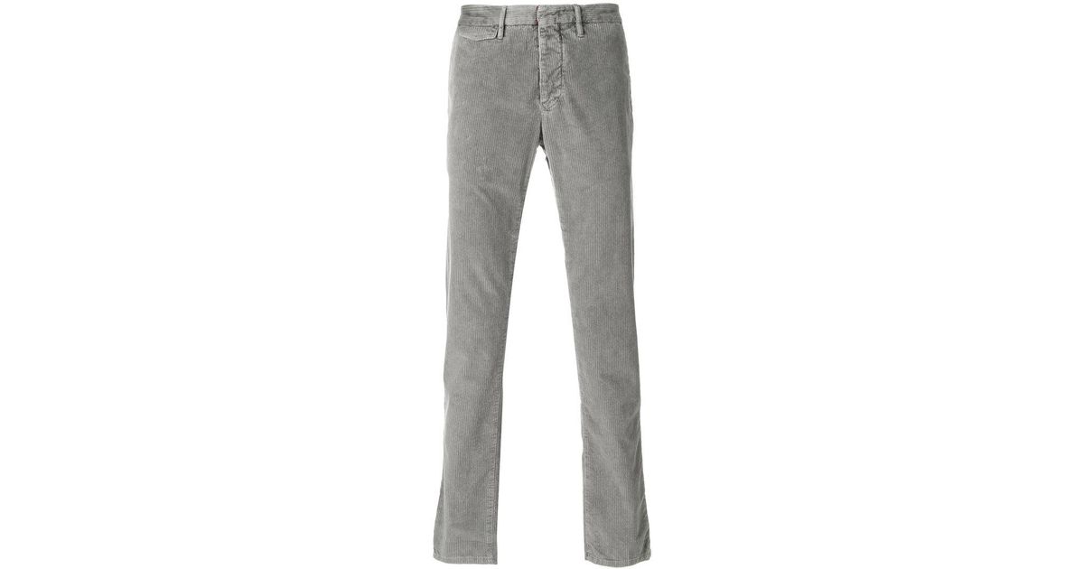 grey corduroy trousers mens
