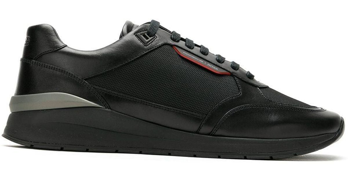 BOSS by HUGO BOSS Porsche Sneakers in Black for Men | Lyst UK