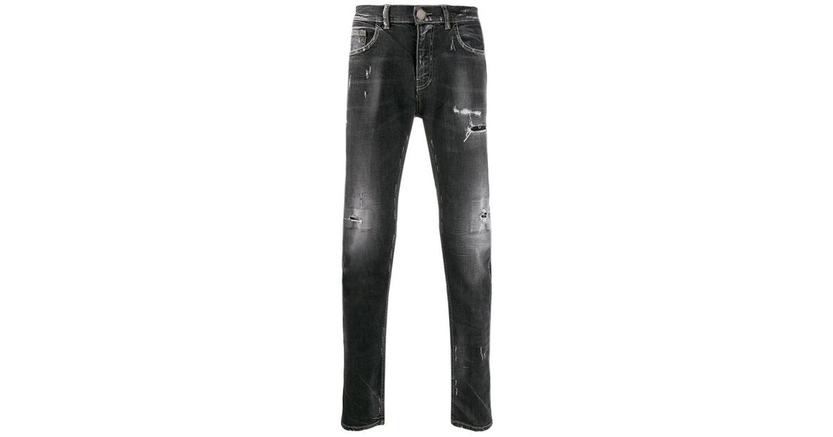 Frankie Morello Denim Einstein Jeans in Grey (Grey) for Men - Lyst