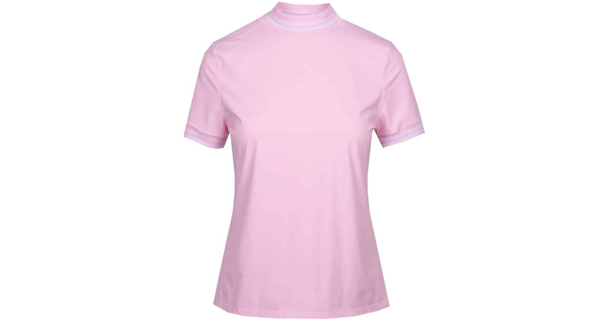 G/FORE Mock-Neck Top in Pink | Lyst UK