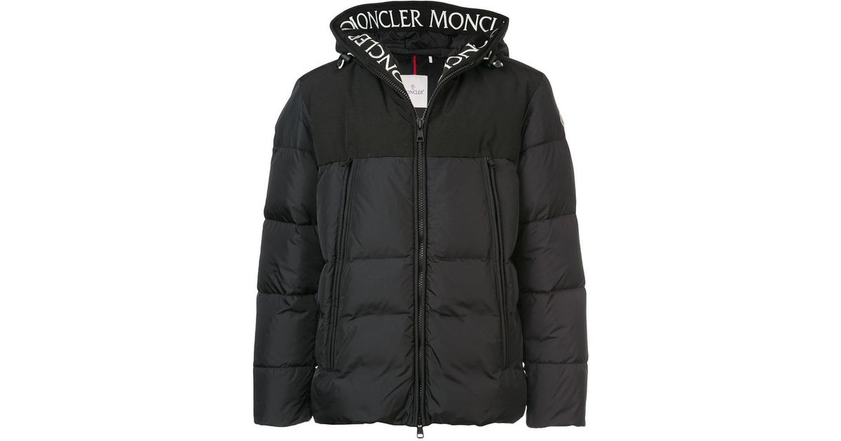 moncler logo hooded jacket