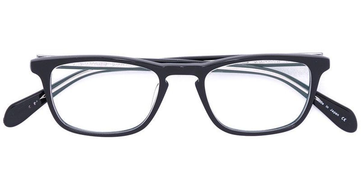 Oliver Peoples Larrabee Glasses in Black for Men | Lyst