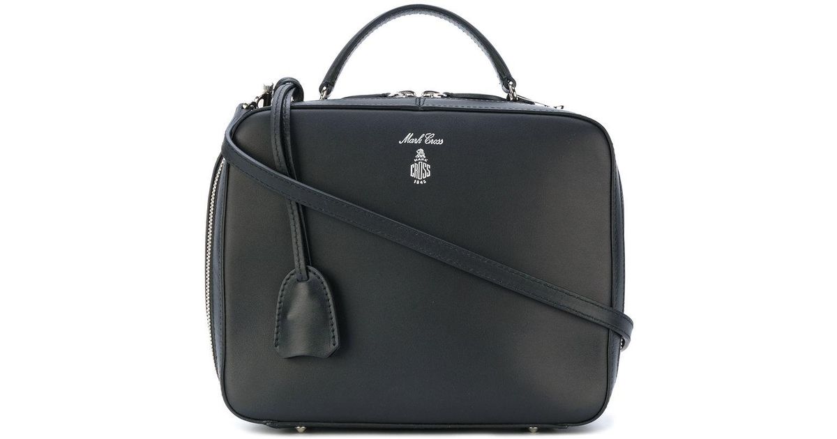 Mark Cross Black Vanity Case Style Bag Lyst