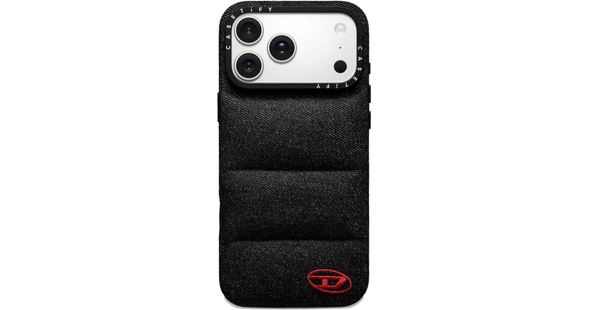 DIESEL X Casetify Puffer-Design Iphone 17 Pro Case in Black | Lyst UK