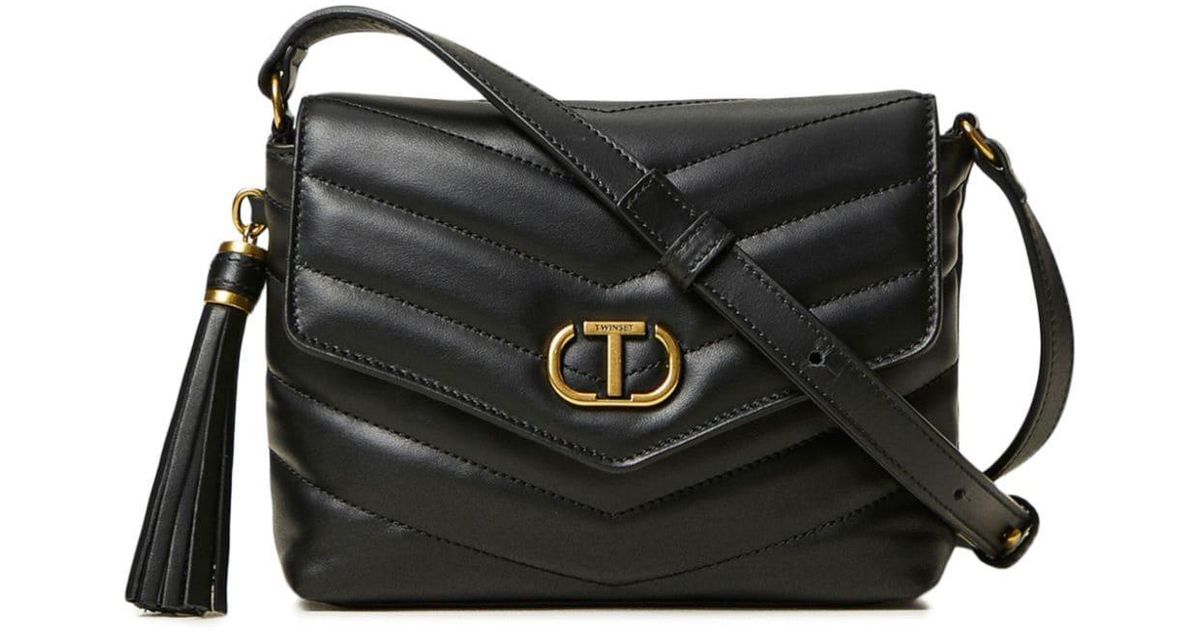 Twin Set Small Dreamy Crossbody Bag in Black Lyst UK