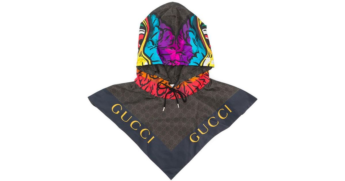 gucci poncho hat