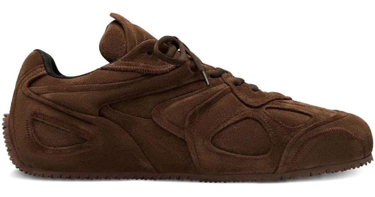 Axel Arigato Slow Runner Suede Panelled Sneakers in Brown for Men | Lyst