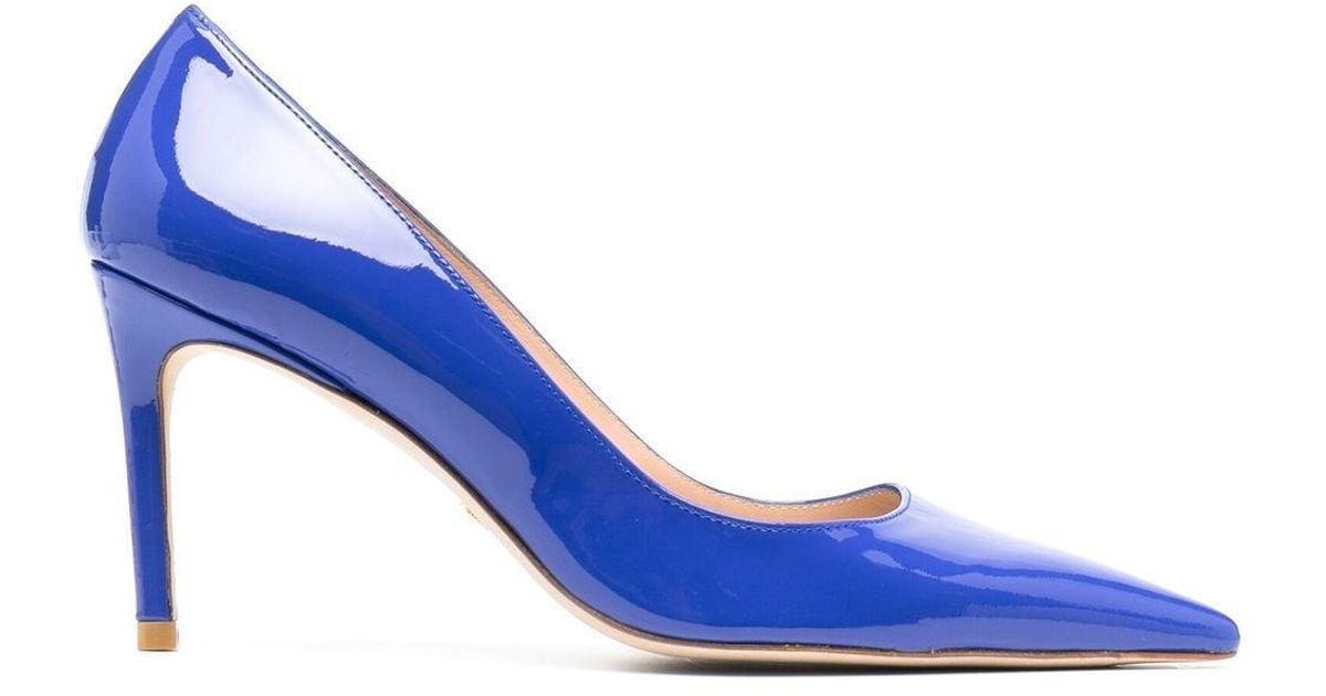Femme Chaussures à talons Chaussures à talons Stuart Weitzman Escarpins Cuir Stuart Weitzman en coloris Bleu 