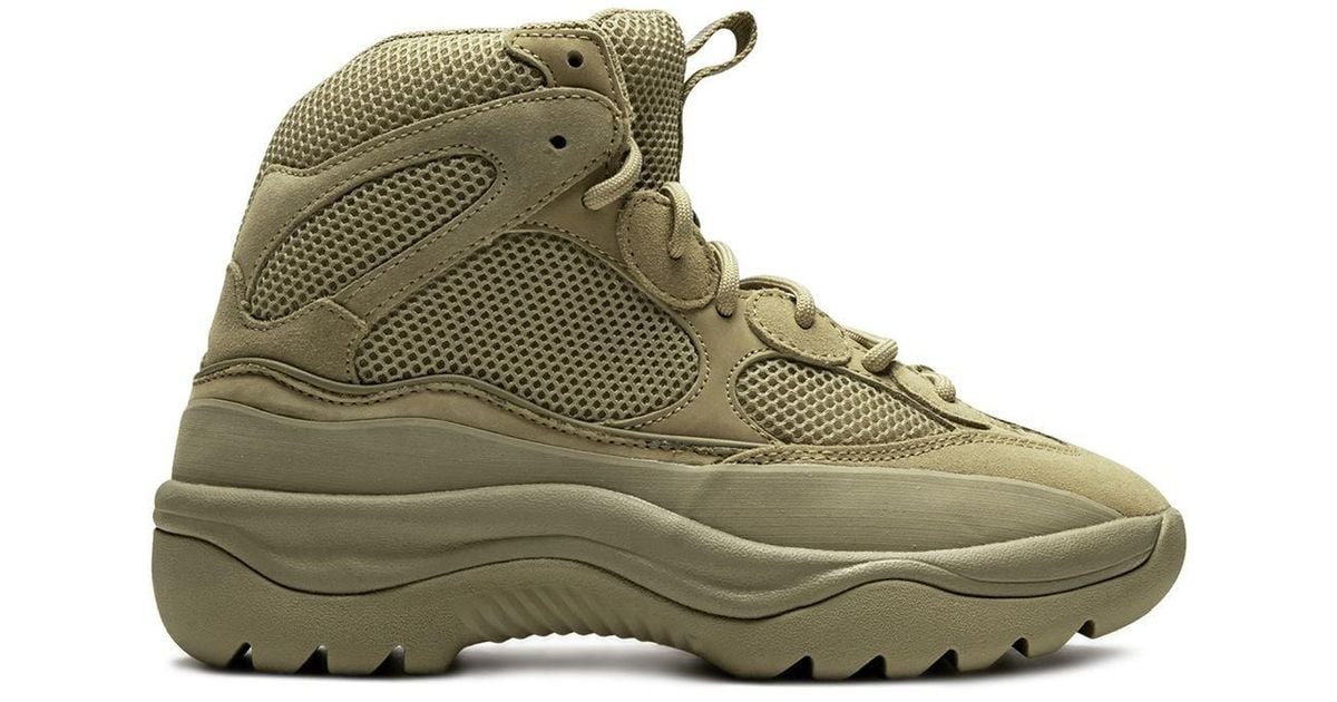 Yeezy Desert Rat Boots in Green for Men | Lyst