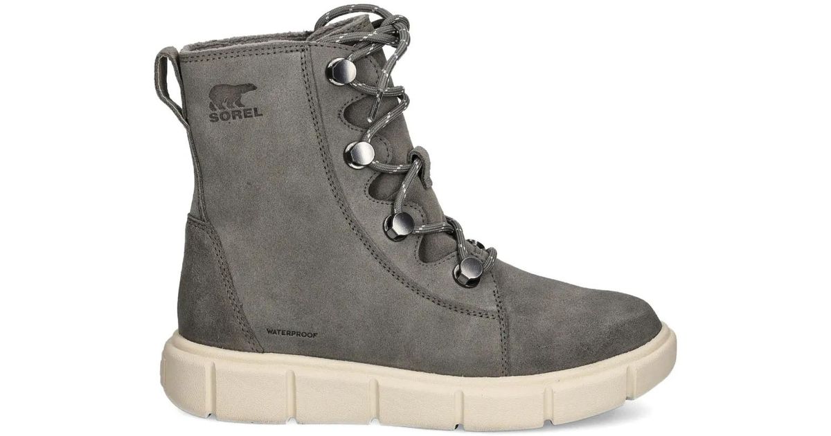 Sorel Explorer Iii Joan Boots in Gray | Lyst